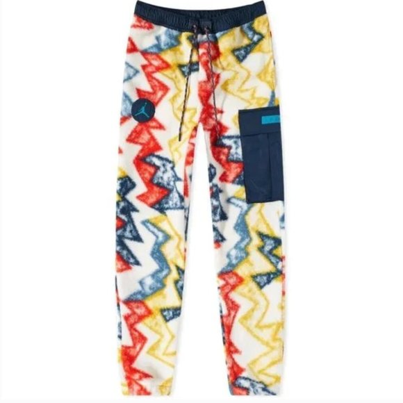 Nike Air Jordan Essential Statement Sherpa Jogger Pants Mens Size L DC9730-133 - Picture 6 of 6